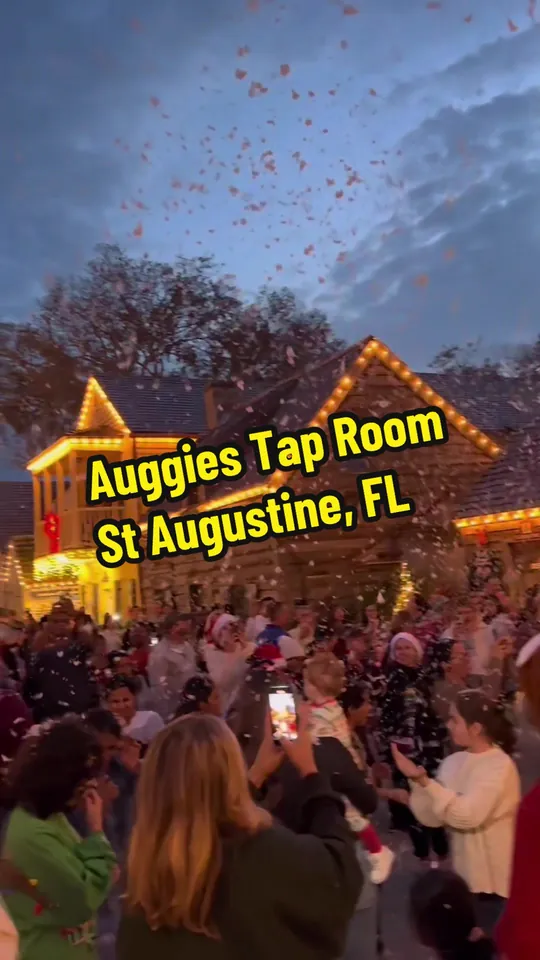 Video at Auggie's Draft Room, St. Augustine