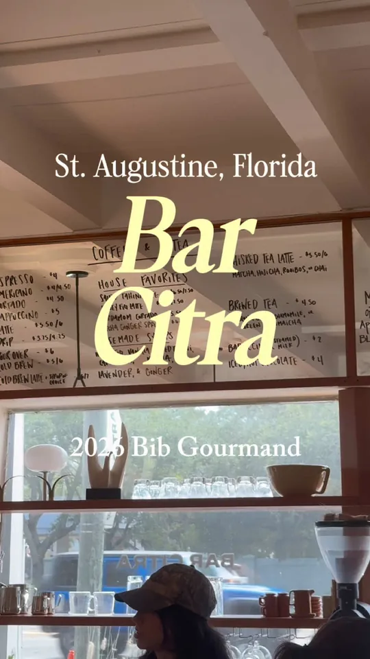Coffee at Bar Citra, St. Augustine