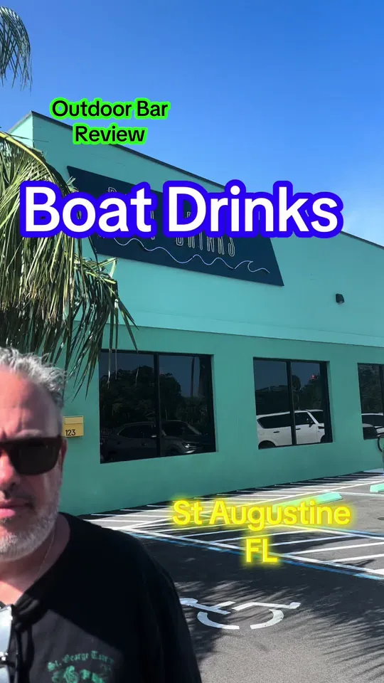 Video at Boat Drinks, St. Augustine