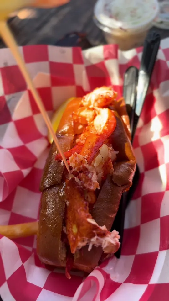 Lobster roll at DJ's Clam Shack St. Augustine, St. Augustine