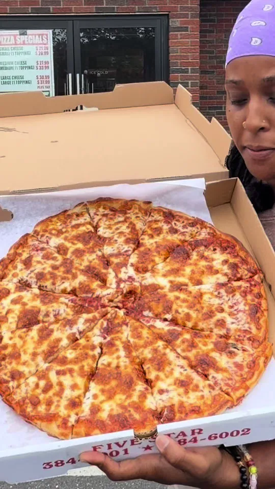 Pizza at Five Star Pizza, St. Augustine – $1.99 on the menu