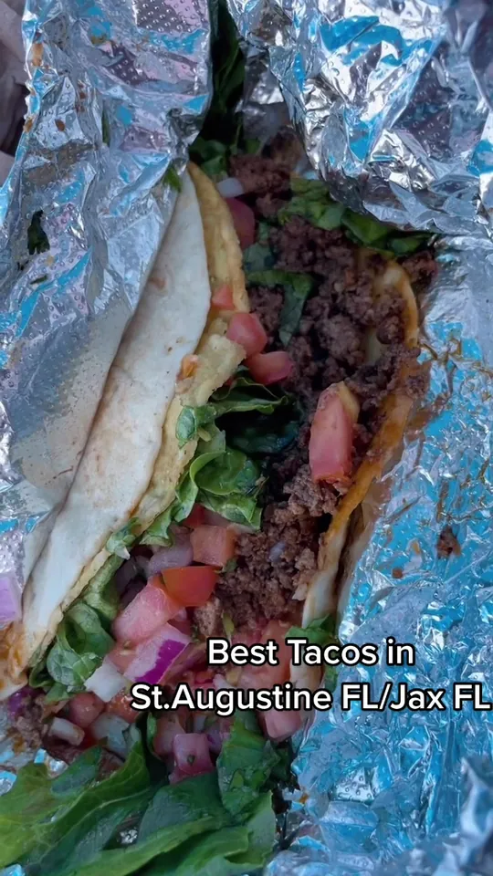 Tacos at Mojo's Tacos, St. Augustine – $6.49 on the menu