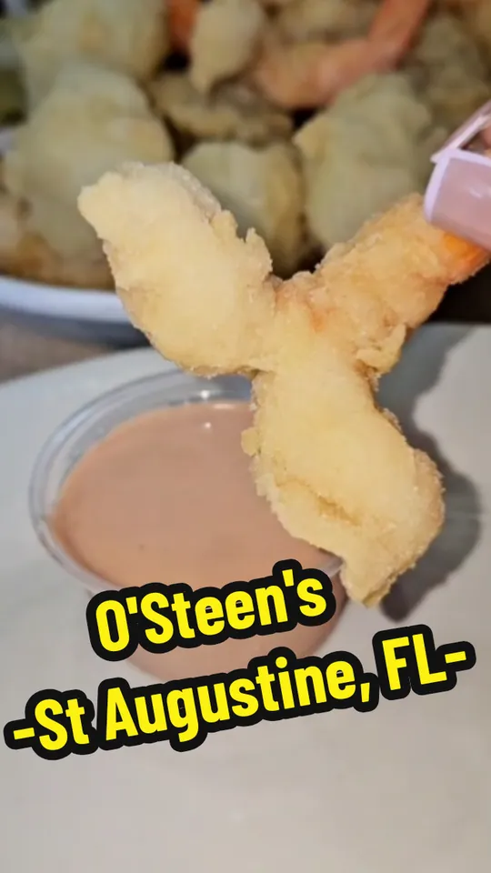 Seafood at O'Steen's Restaurant, St. Augustine – $16.95 on the menu