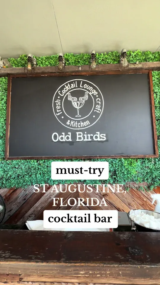 Video at Odd Birds Cocktail Lounge And Kitchen, St. Augustine