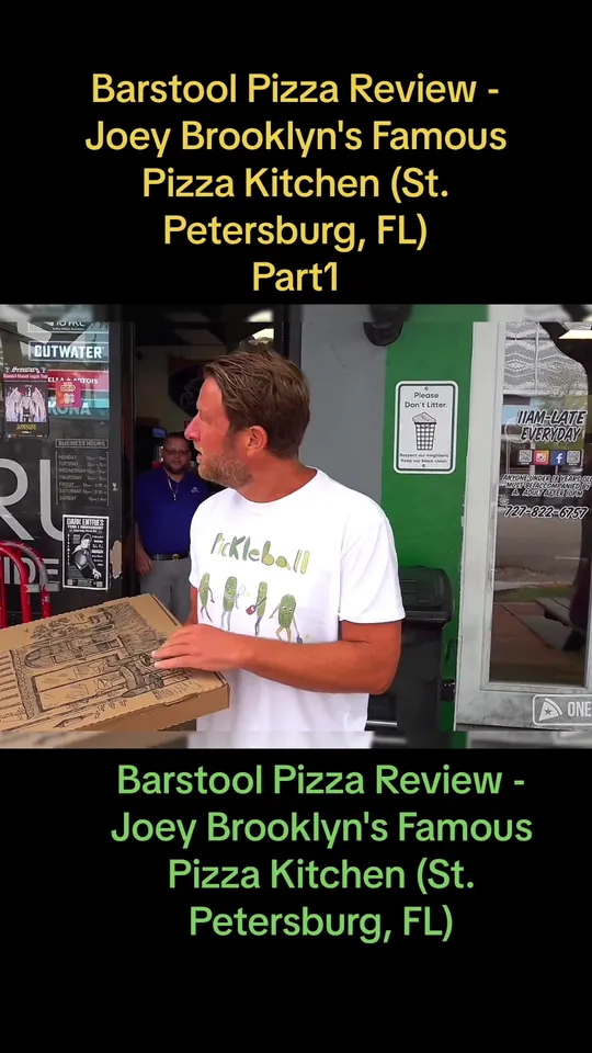 Pizza at Joey Brooklyn's Famous Pizza Kitchen, St. Petersburg – $4 on the menu
