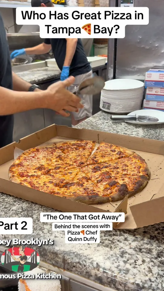 Pizza at Joey Brooklyn's Famous Pizza Kitchen, St. Petersburg – $4 on the menu