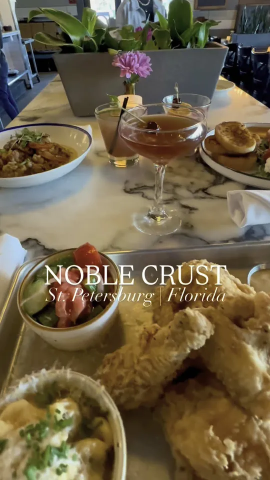 Cocktails at Noble Crust, St. Petersburg