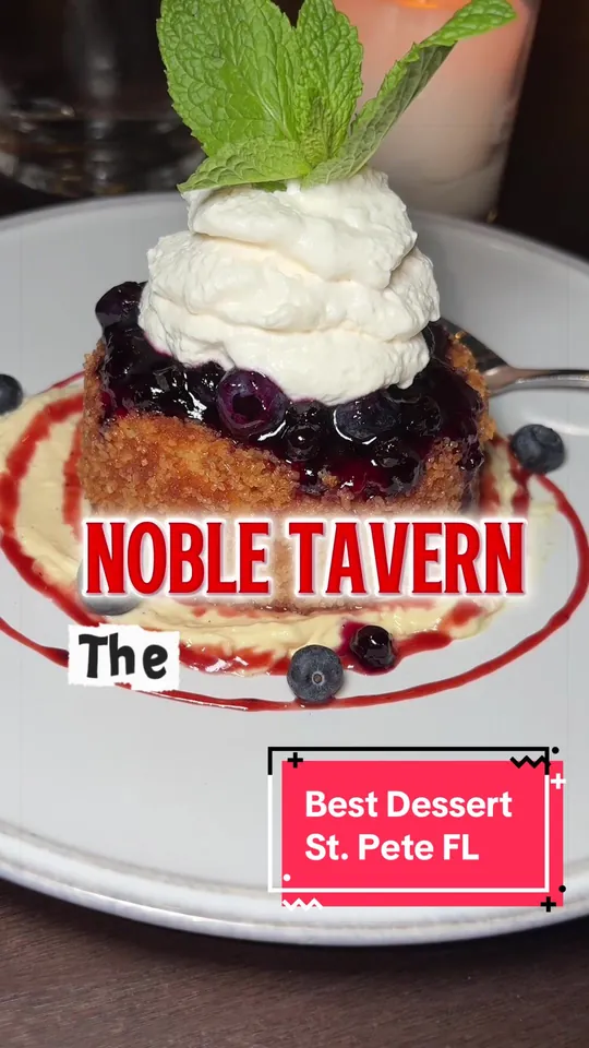 Dessert at Noble Tavern, St. Petersburg