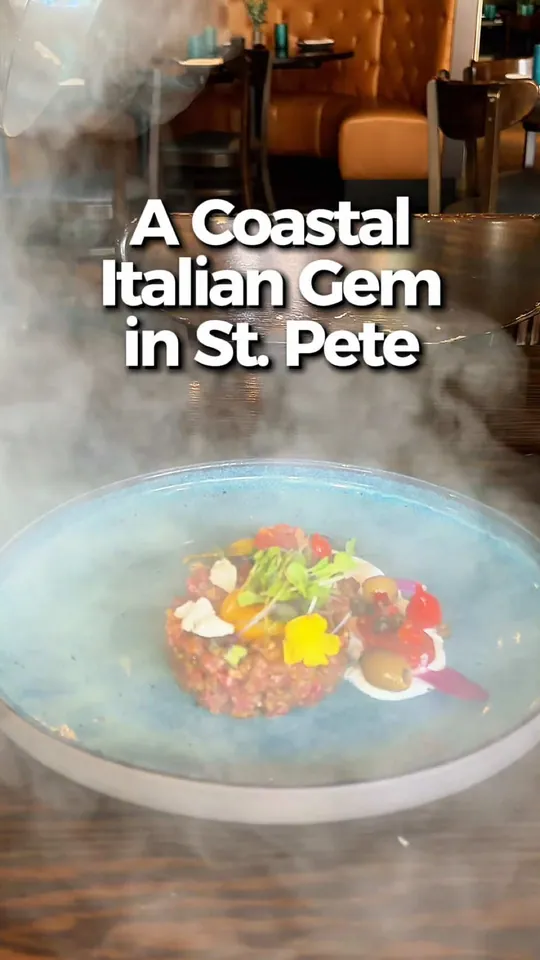 Burrata at Taverna Costale, St. Petersburg – $18 on the menu