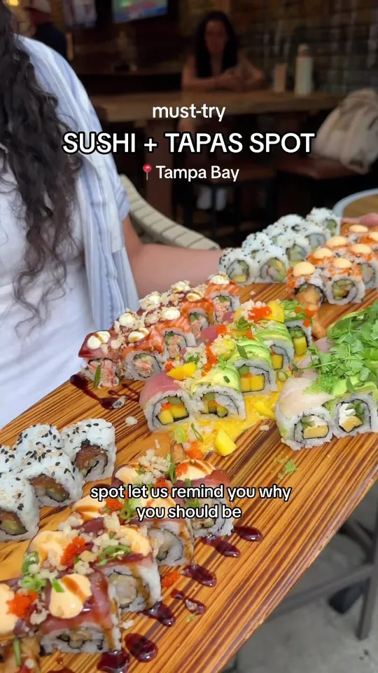 Sushi at The Lure, St. Petersburg