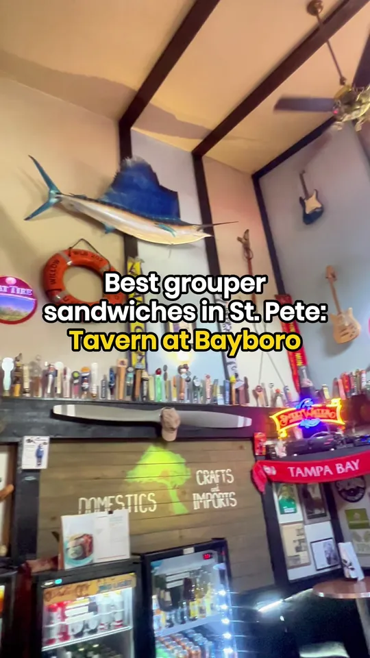 Grouper sandwich at The Tavern at Bayboro, St. Petersburg – $22 on the menu