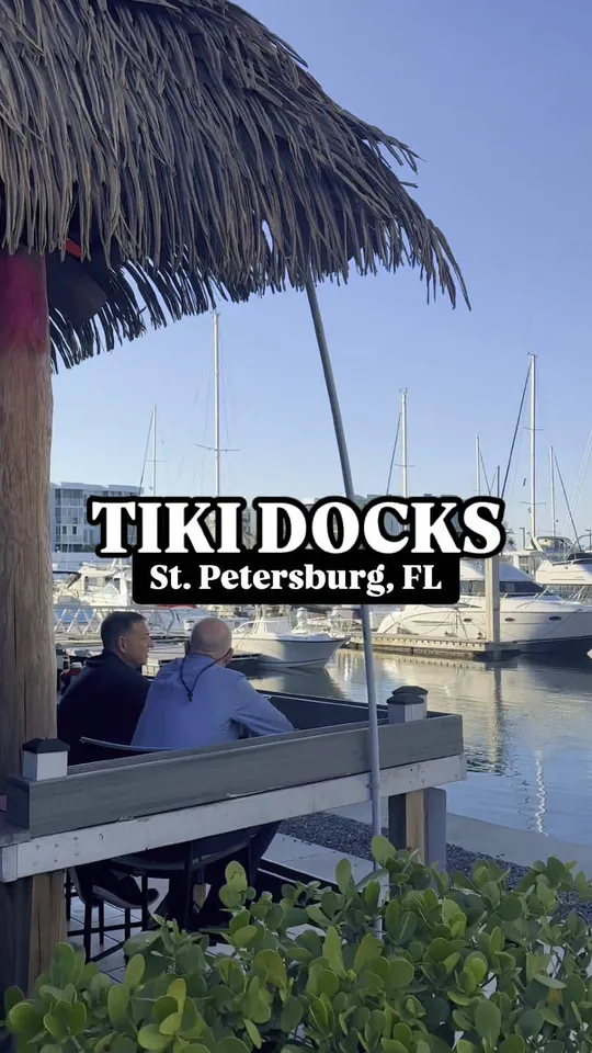 Burger at Tiki Docks Skyway, St. Petersburg