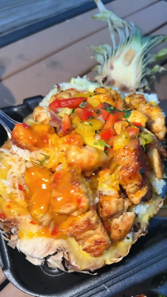Chicken at Pineappétit, Tallahassee – $5.50 on the menu