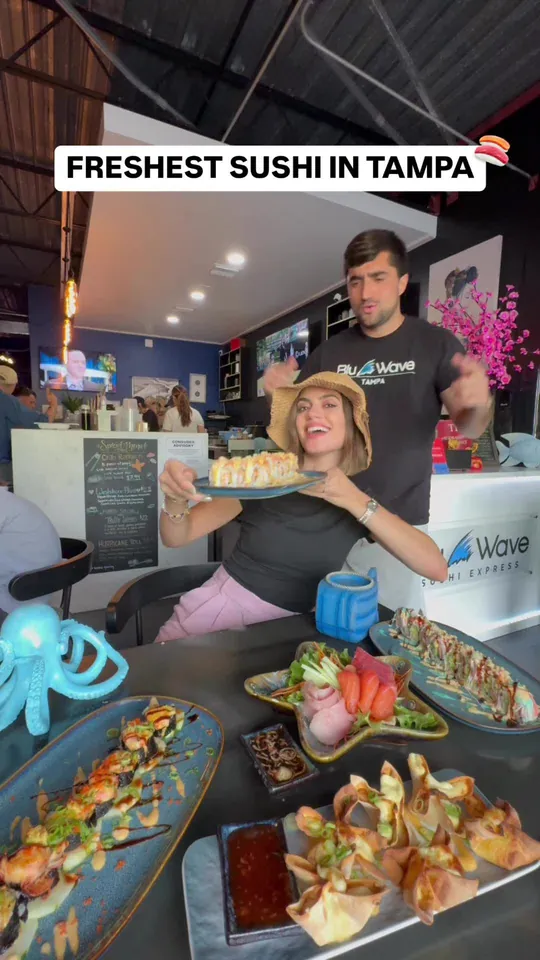 Sushi at BluWave Sushi Tampa, Tampa