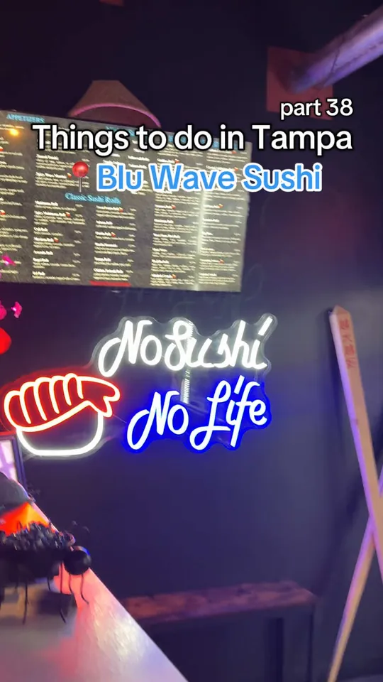 Sushi at BluWave Sushi Tampa, Tampa