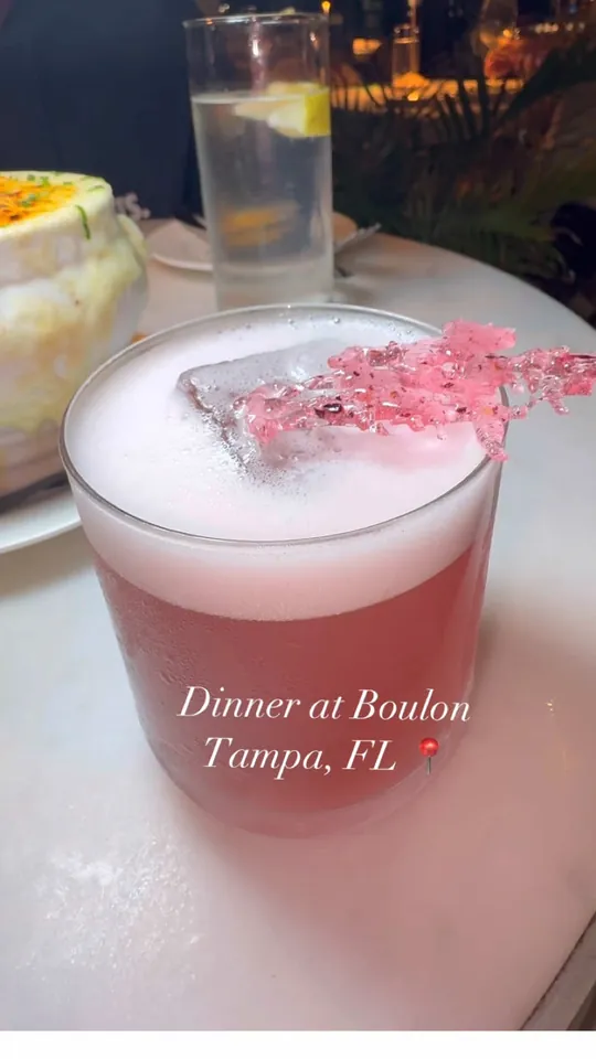 Cocktails at Boulon Brasserie, Tampa – $19 on the menu