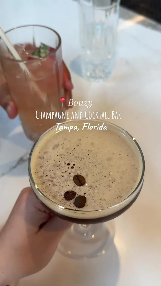 Cocktails at Bouzy, Tampa