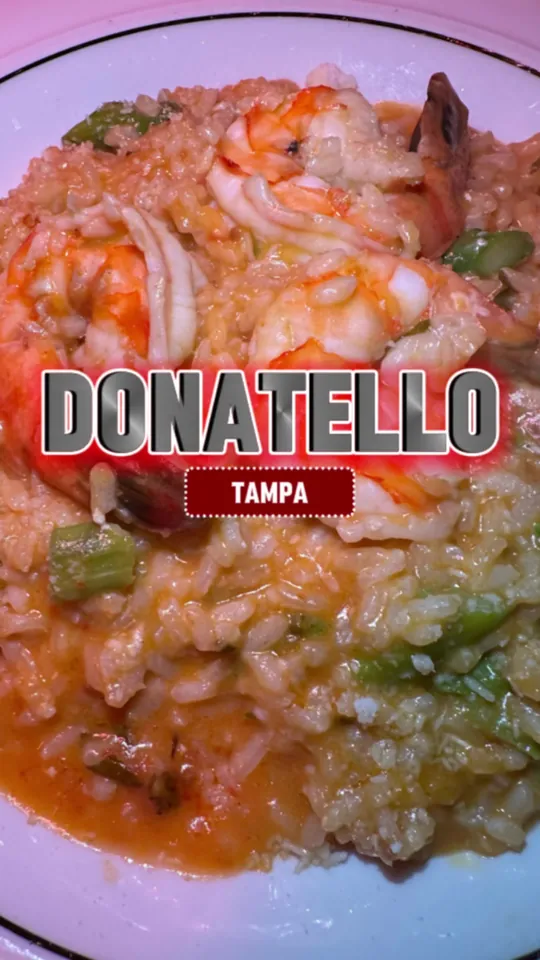 Pasta at Donatello Italian Restaurant, Tampa
