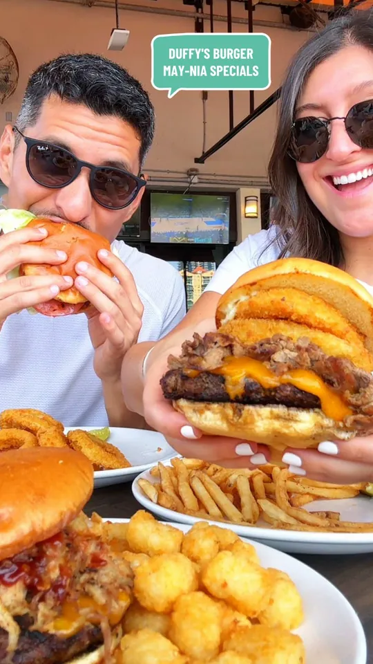 Burger at Duffy's Sports Grill, Tampa