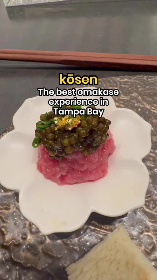 Sushi at Kōsen, Tampa
