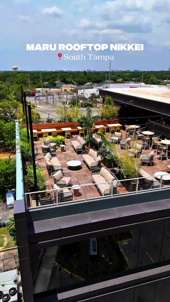 Cocktails at Maru Rooftop Nikkei, Tampa