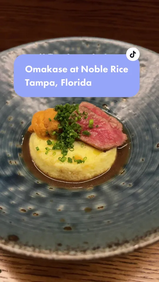 Sushi at Noble Rice, Tampa