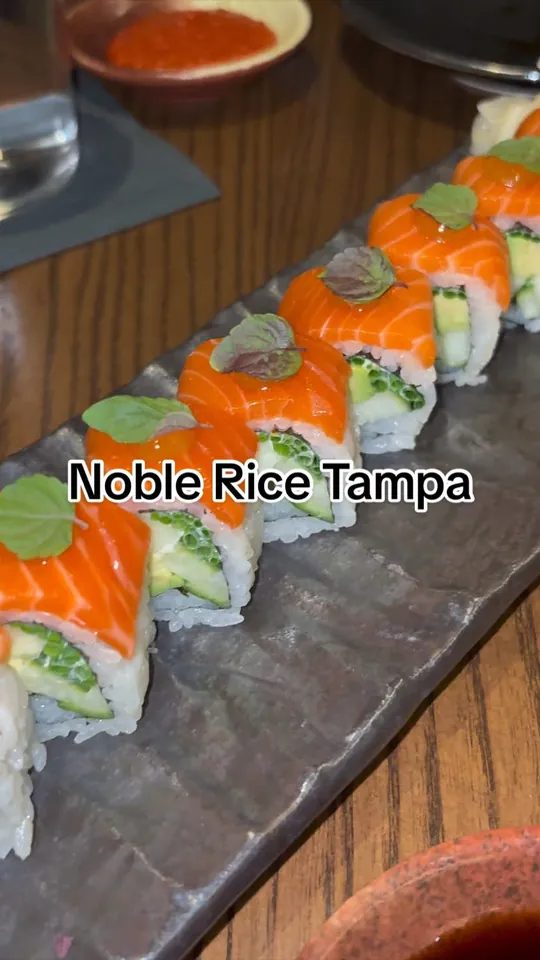 Sushi at Noble Rice, Tampa