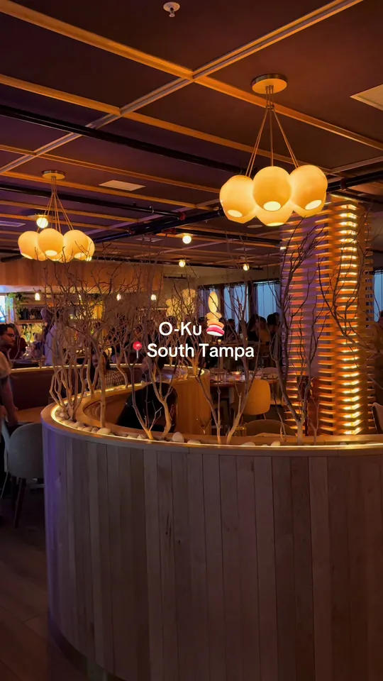 Sushi at O-Ku, Tampa