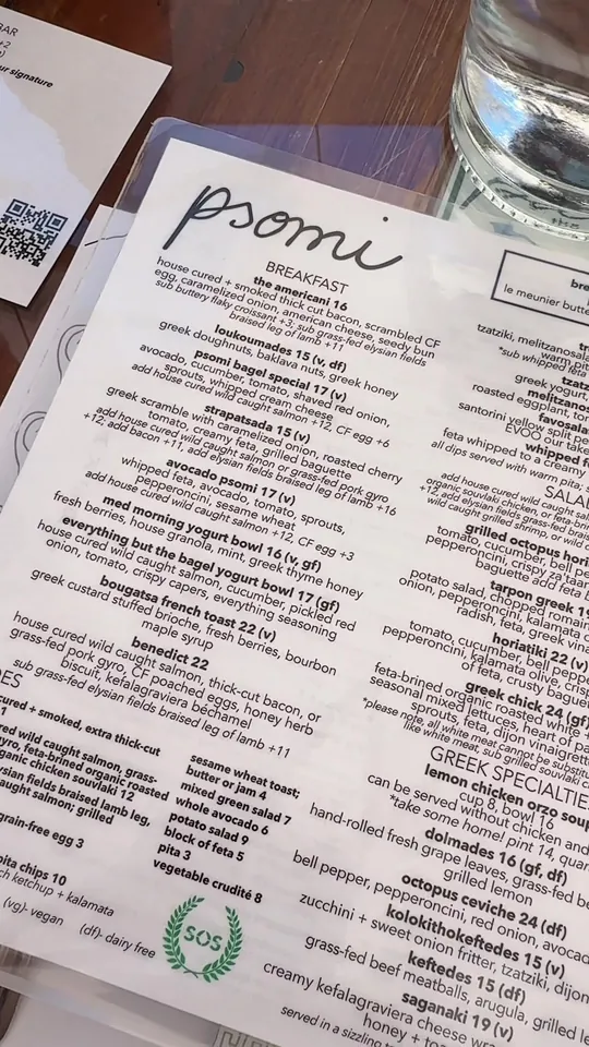 Brunch at Psomi, Tampa