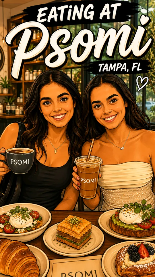 Brunch at Psomi, Tampa