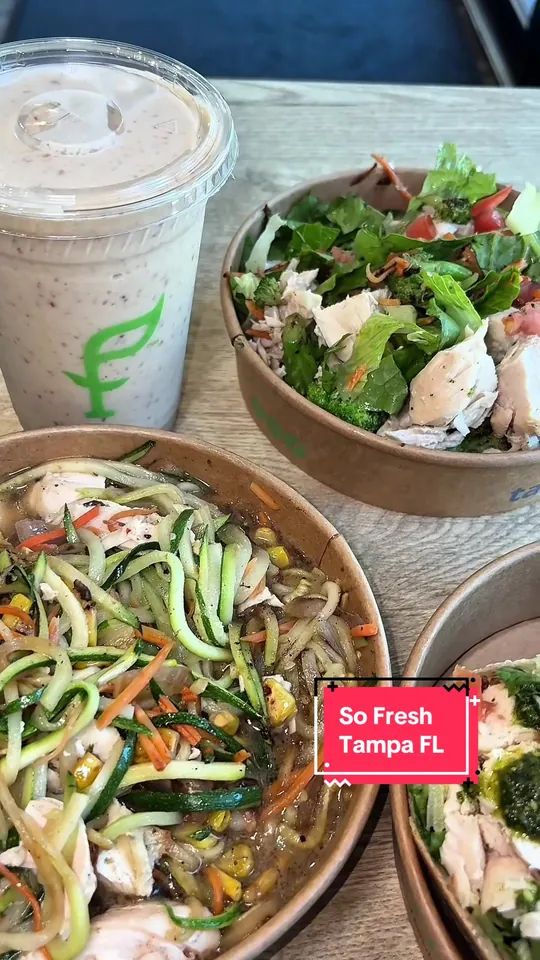 Smoothies at Sofresh, Tampa