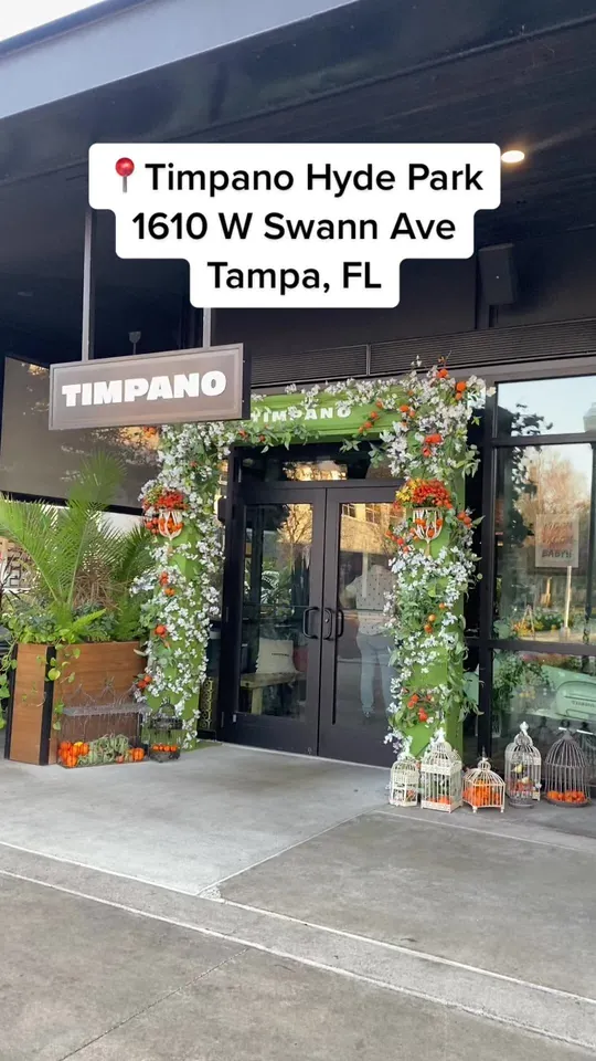 Pasta at Timpano Hyde Park, Tampa