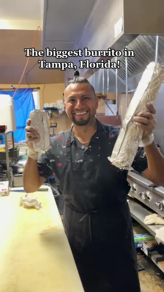 Burrito at Xtreme Tacos Restaurant, Tampa
