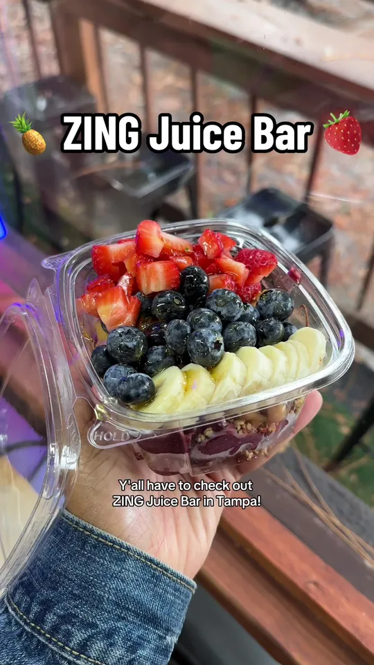Video at ZING Juice Bar, Tampa