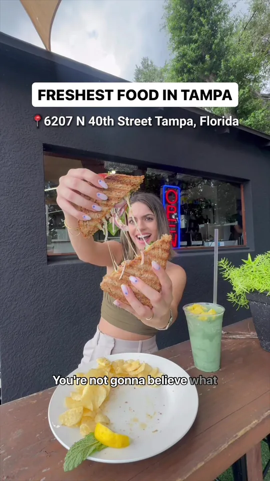 Sandwich at ZING Juice Bar, Tampa