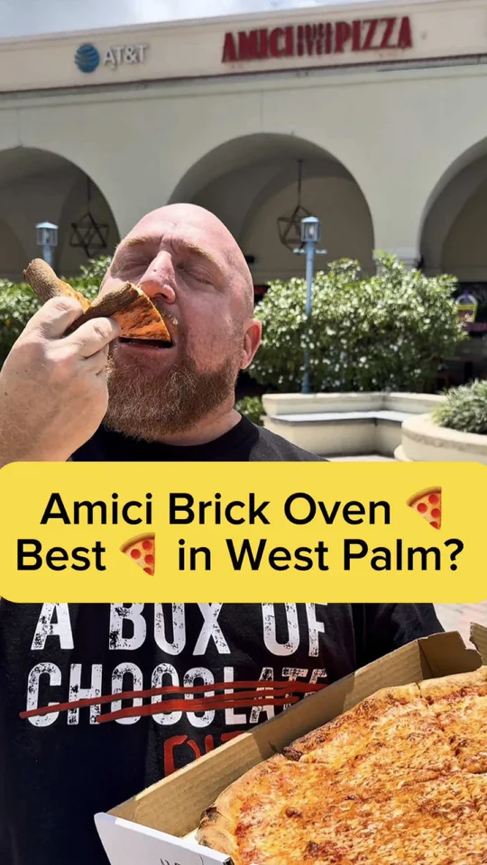 Pizza at Amici Brick Oven Pizza, West Palm Beach