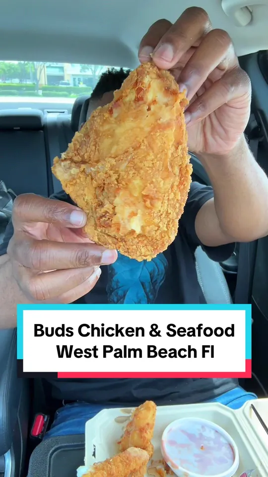 Seafood at Bud's Chicken and Seafood, West Palm Beach