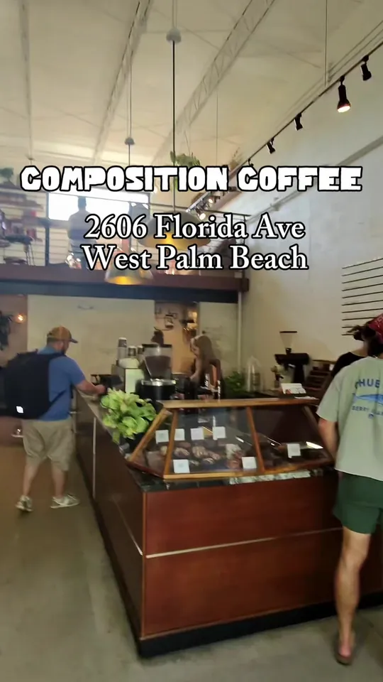 Coffee at Composition Coffee, West Palm Beach – $3.50 on the menu