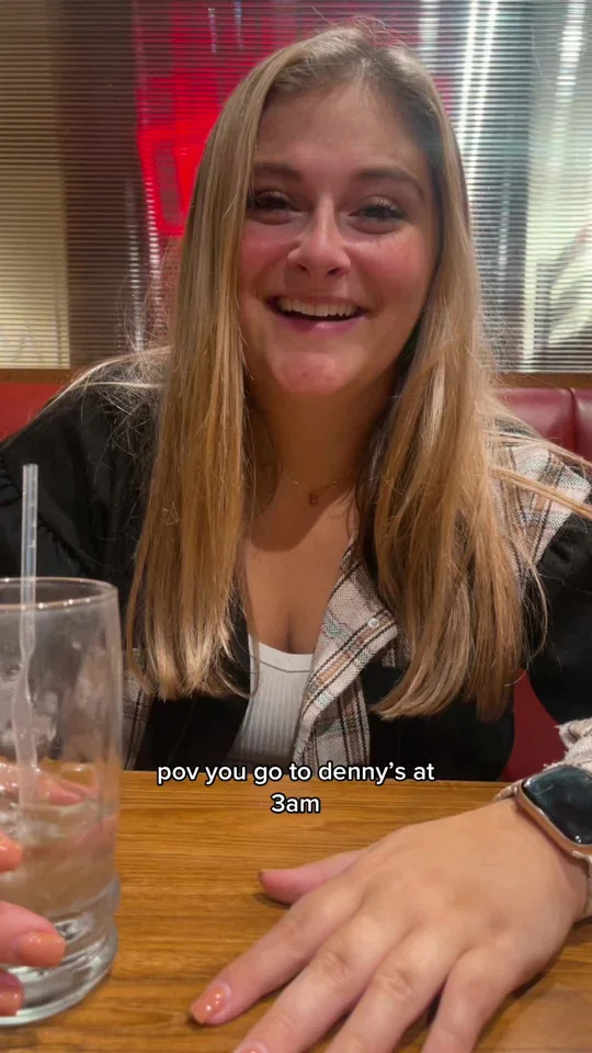 Milkshake at Denny's Restaurant, West Palm Beach