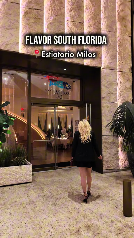 Video at estiatorio Milos West Palm Beach, West Palm Beach
