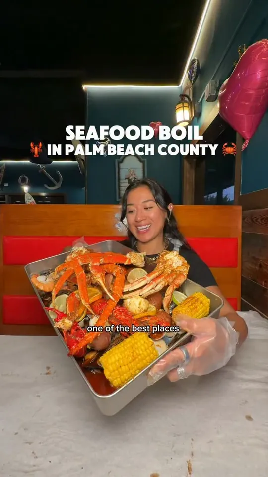 Seafood at Hunter Crab Seafood and Bar, West Palm Beach