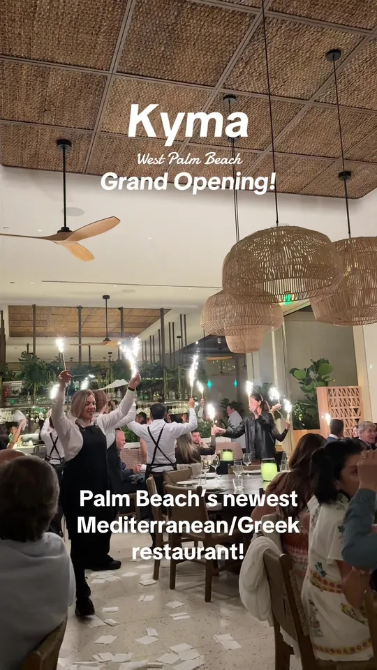 Video at Kyma West Palm Beach, West Palm Beach