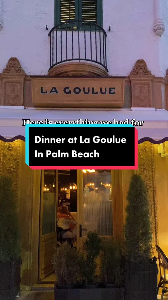 Video at La Goulue Palm Beach, West Palm Beach