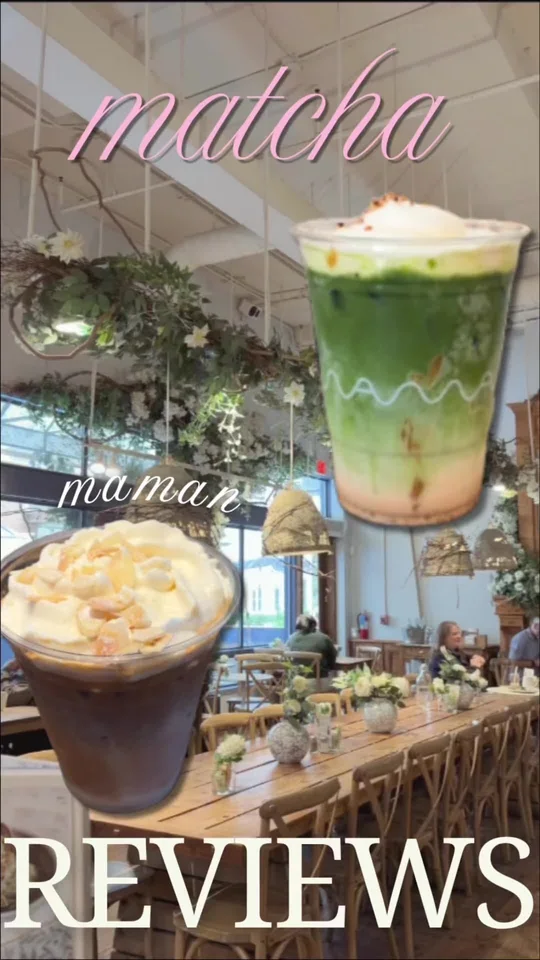 Iced latte at Maman, West Palm Beach